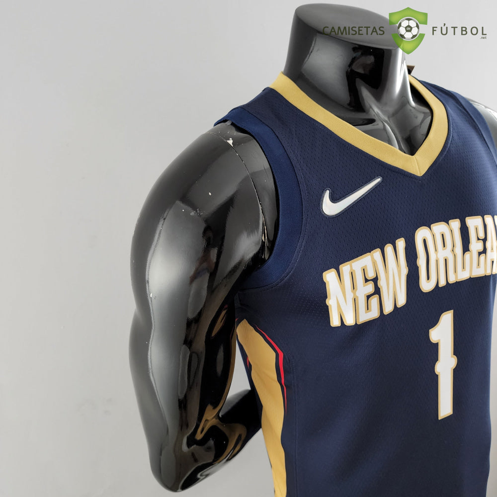 Camiseta New Orleans Pelicans 21-22 - Zion Williamson 1 Azul Nba