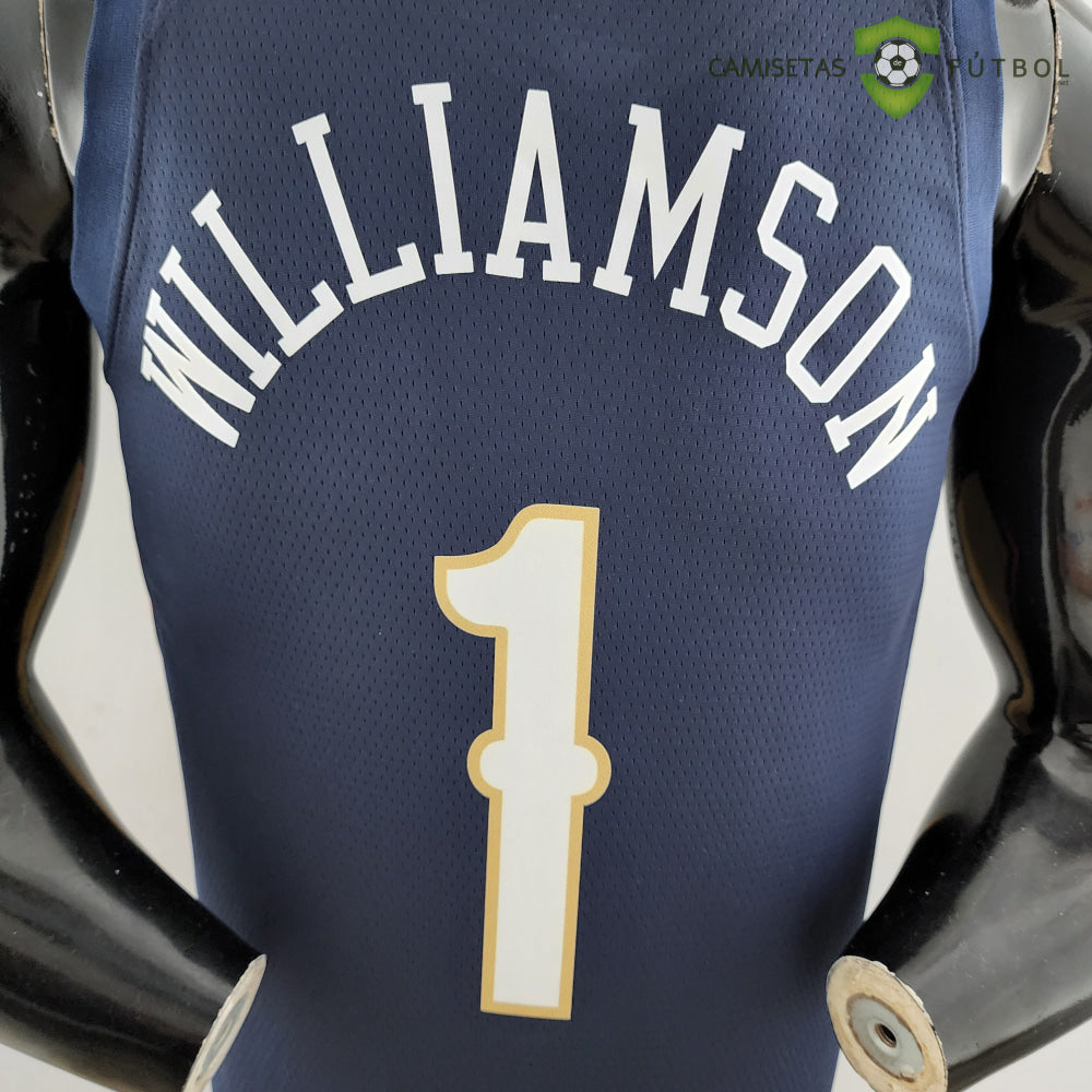 Camiseta New Orleans Pelicans 21-22 - Zion Williamson 1 Azul Nba