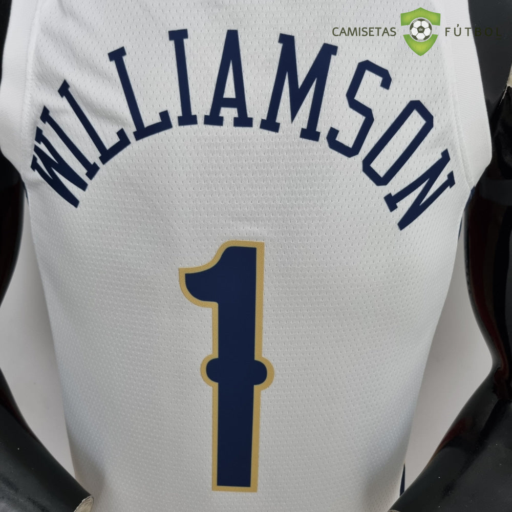 Camiseta New Orleans Pelicans 21-22 - Zion Williamson 1 Blanco Nba