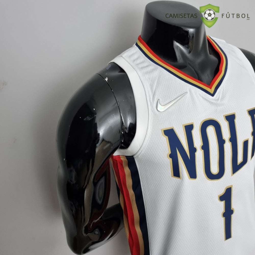 Camiseta New Orleans Pelicans 21-22 - Zion Williamson 1 Blanco Nba