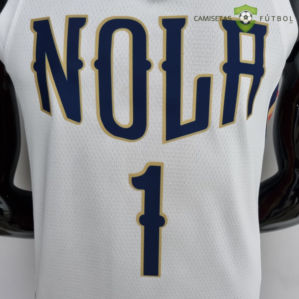 Camiseta New Orleans Pelicans 21-22 - Zion Williamson 1 Blanco Nba
