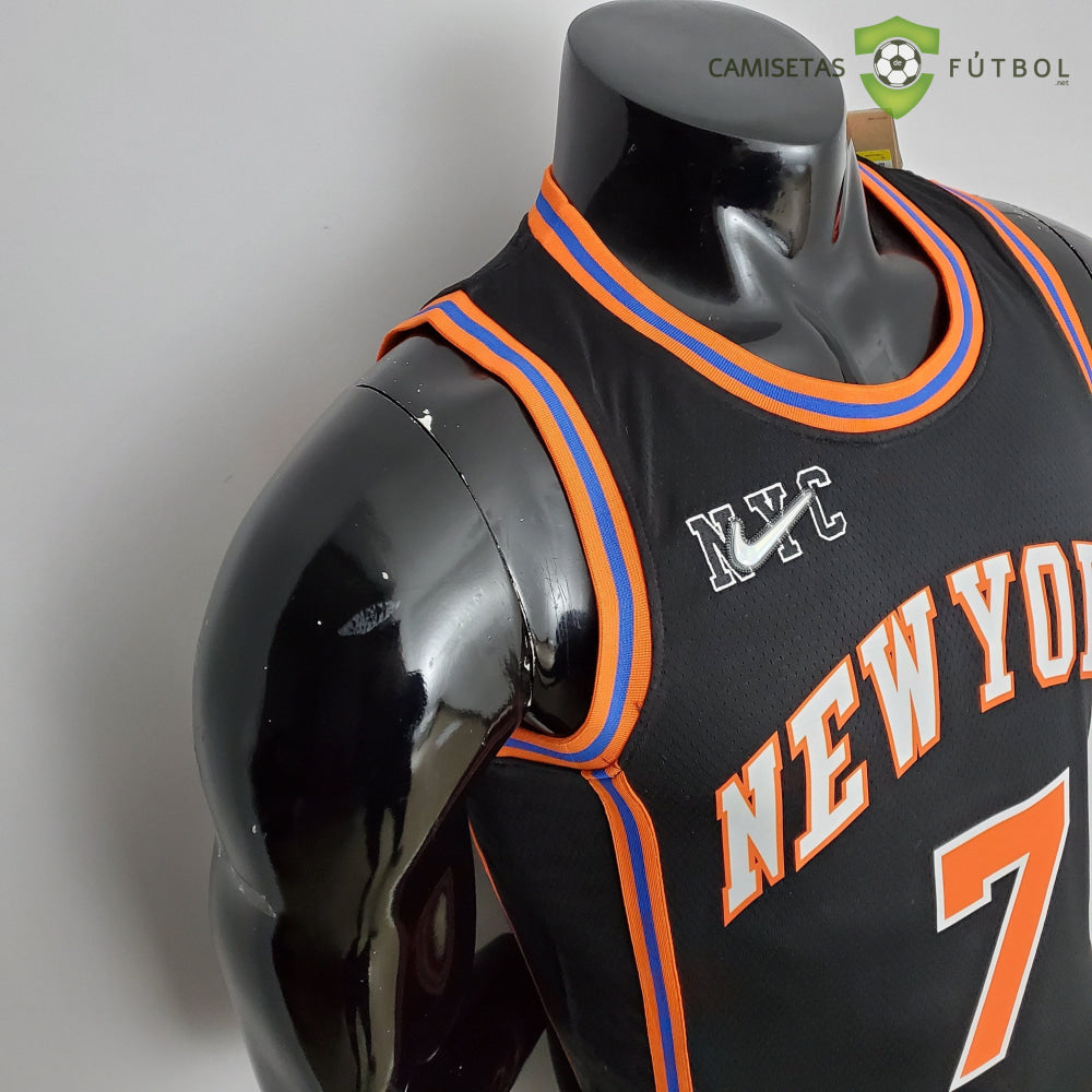 Camiseta New York Knicks 21-22 - Carmelo Anthony 7 Negro Nba