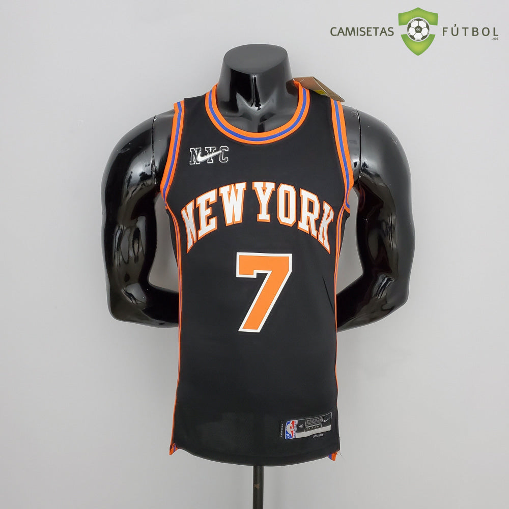 Camiseta New York Knicks 21-22 - Carmelo Anthony 7 Negro Nba