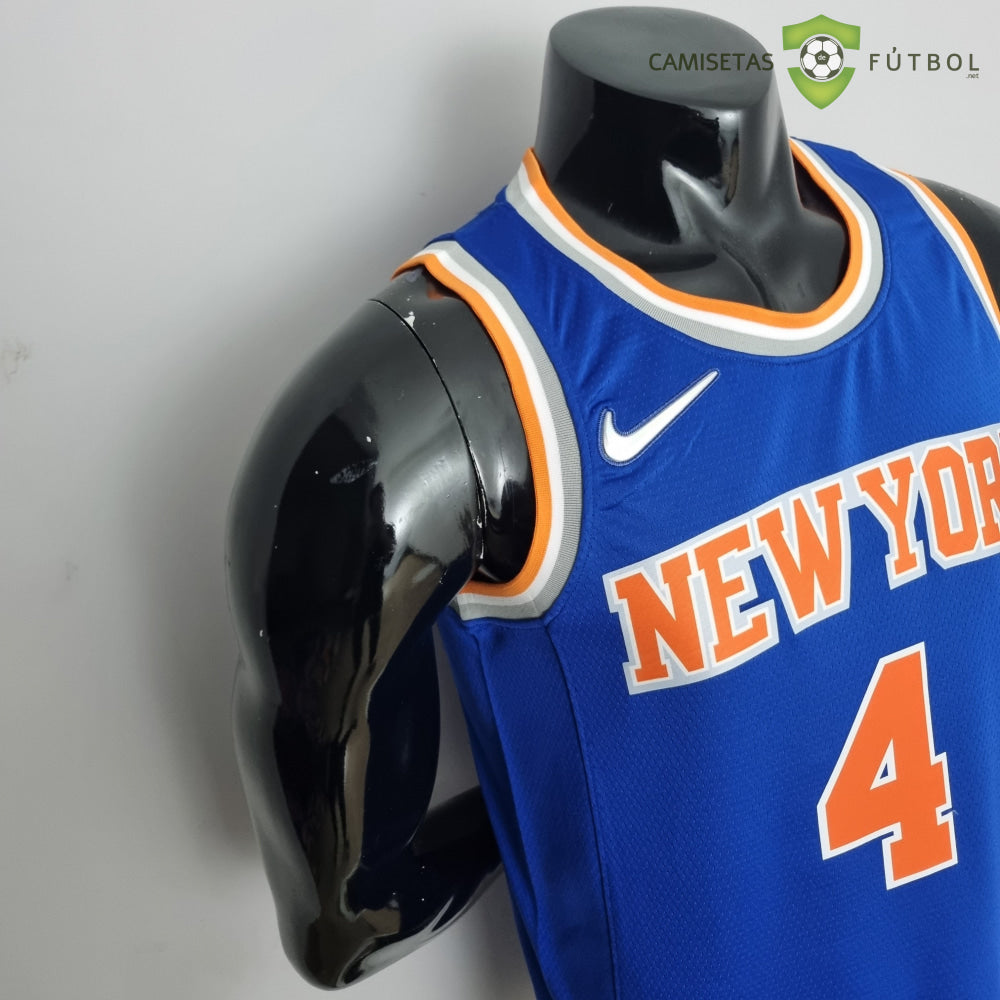 Camiseta New York Knicks 21-22 - Derrick Rose 4 Azul Naranja Nba