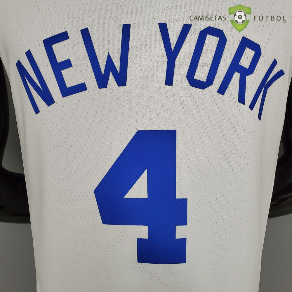 Camiseta New York Knicks 21-22 - Derrick Rose 4 Blanco Nba