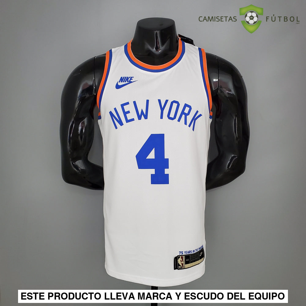 Camiseta New York Knicks 21-22 - Derrick Rose 4 Blanco Nba