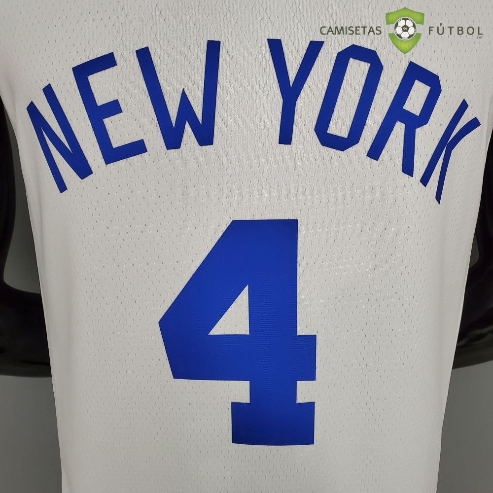 Camiseta New York Knicks 21-22 - Derrick Rose 4 Blanco Nba