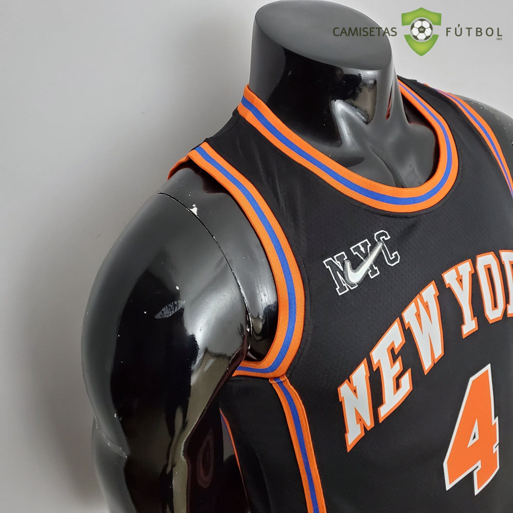 Camiseta New York Knicks 21-22 - Derrick Rose 4 Negro Nba