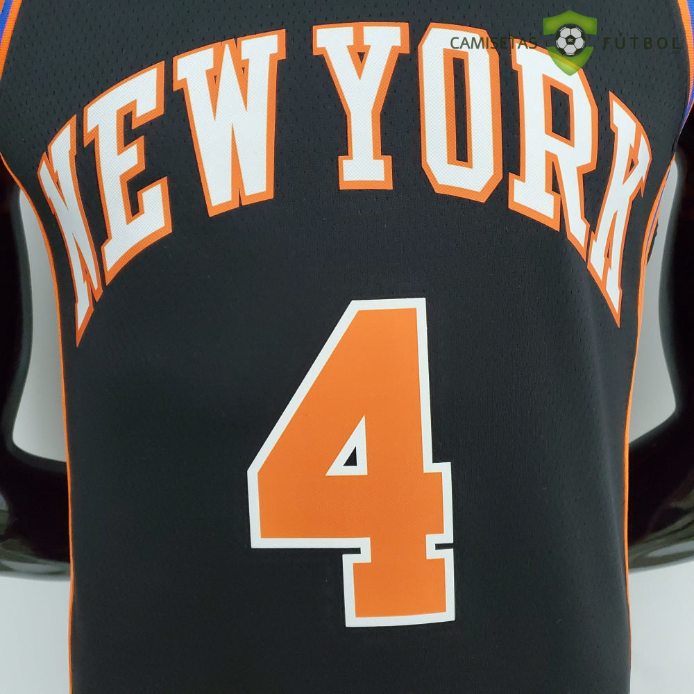 Camiseta New York Knicks 21-22 - Derrick Rose 4 Negro Nba