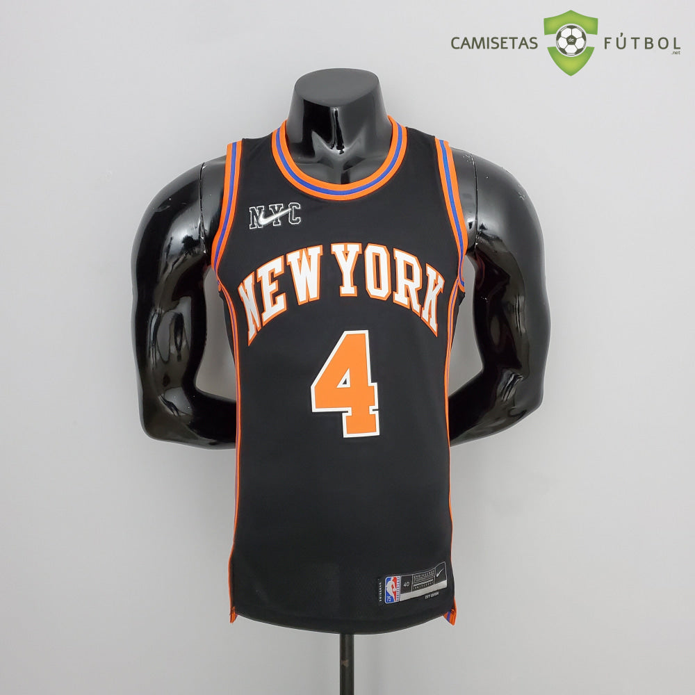 Camiseta New York Knicks 21-22 - Derrick Rose 4 Negro Nba