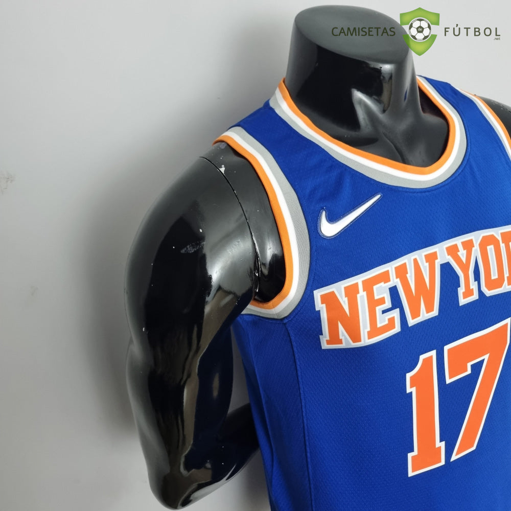 Camiseta New York Knicks 21-22 - Jeremy Lin 17 Azul Naranja Nba