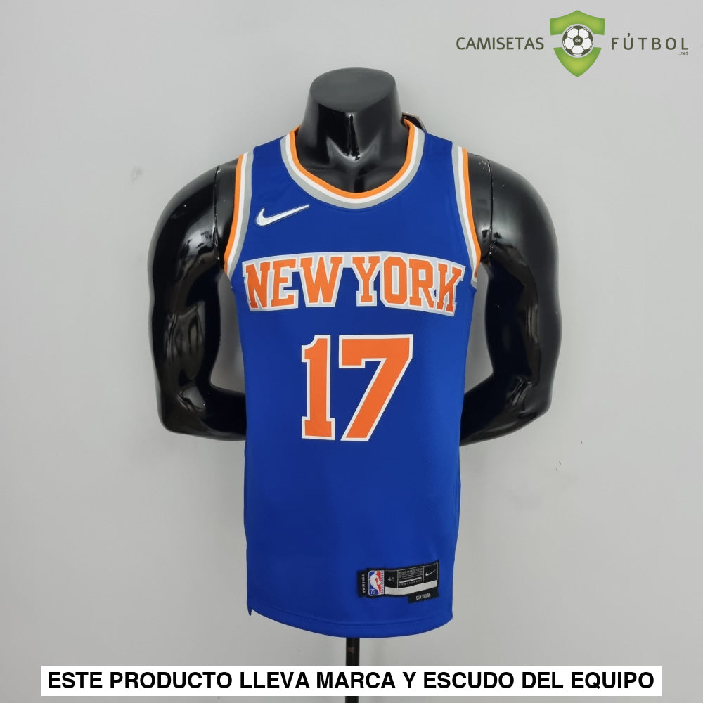 Camiseta New York Knicks 21-22 - Jeremy Lin 17 Azul Naranja Nba