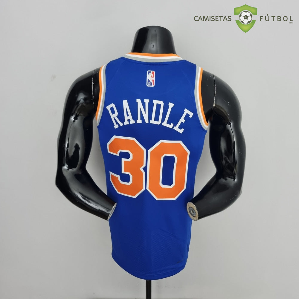 Camiseta New York Knicks 21-22 - Julius Randle 30 Azul Naranja Nba
