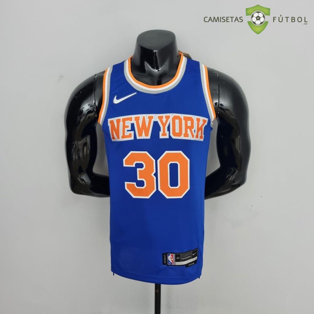 Camiseta New York Knicks 21-22 - Julius Randle 30 Azul Naranja Nba