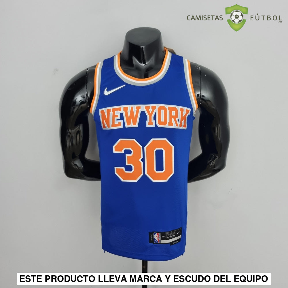 Camiseta New York Knicks 21-22 - Julius Randle 30 Azul Naranja Nba
