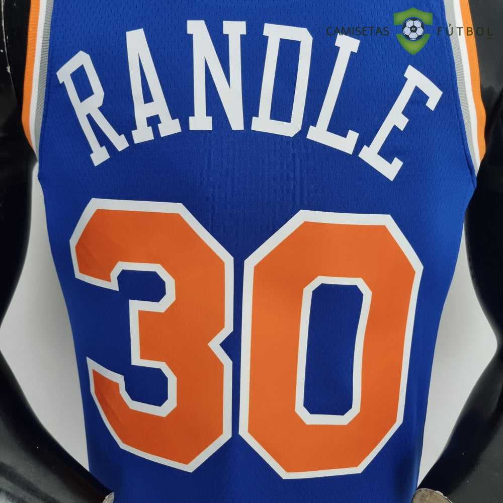 Camiseta New York Knicks 21-22 - Julius Randle 30 Azul Naranja Nba