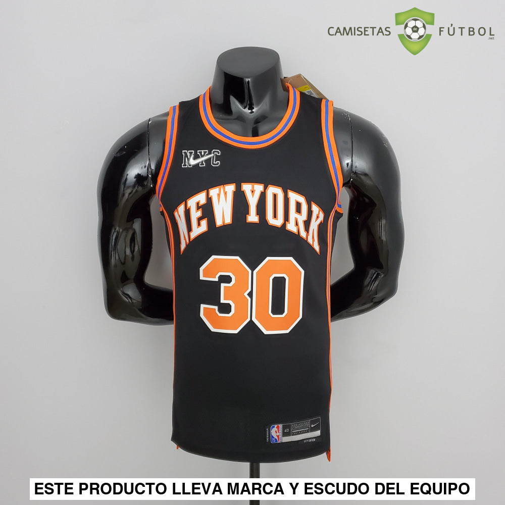 Camiseta New York Knicks 21-22 - Julius Randle 30 Negro Nba