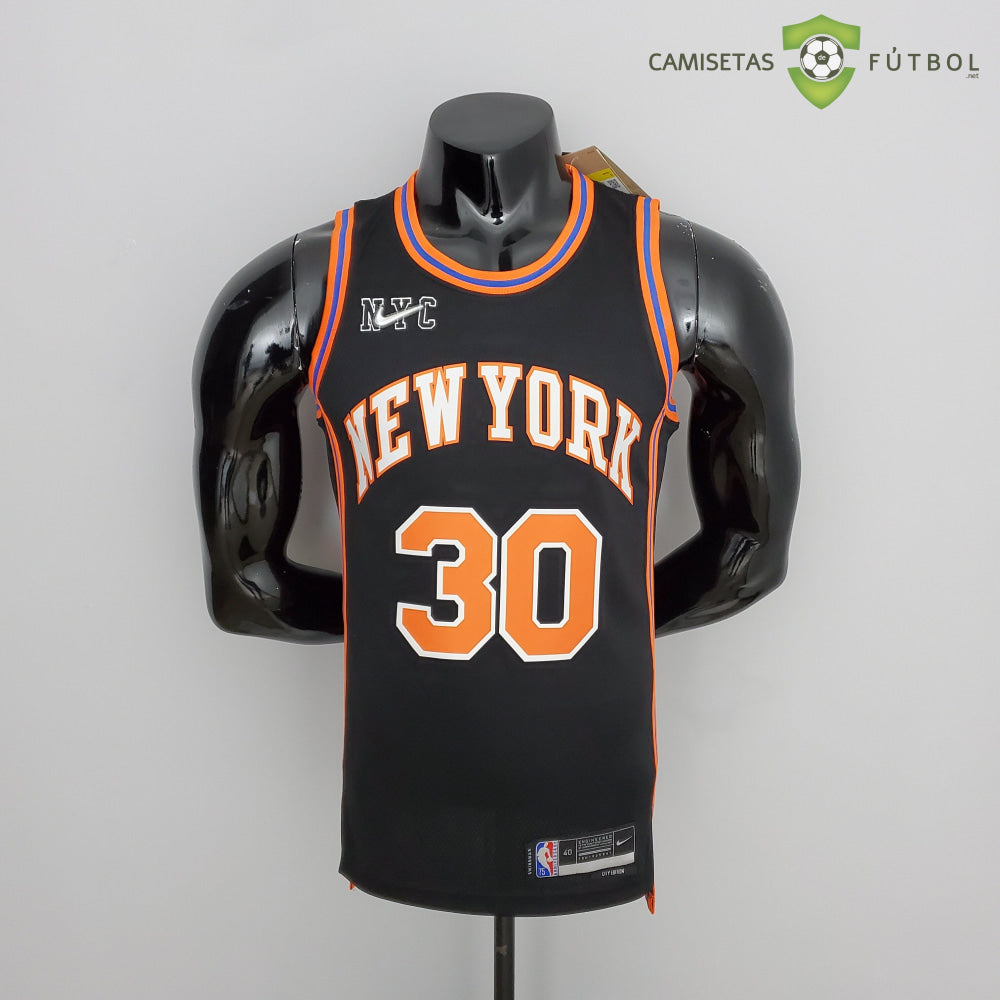 Camiseta New York Knicks 21-22 - Julius Randle 30 Negro Nba