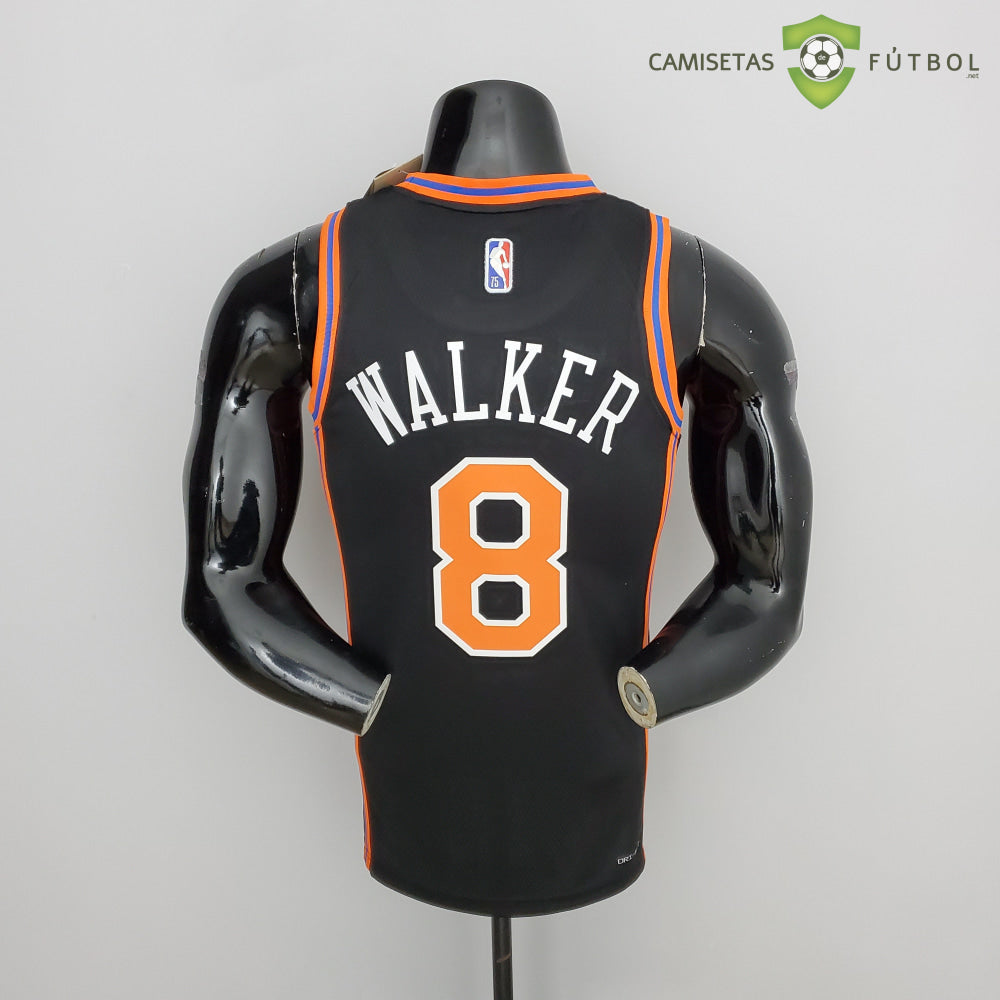Camiseta New York Knicks 21-22 - Kemba Walker 8 Negro Nba