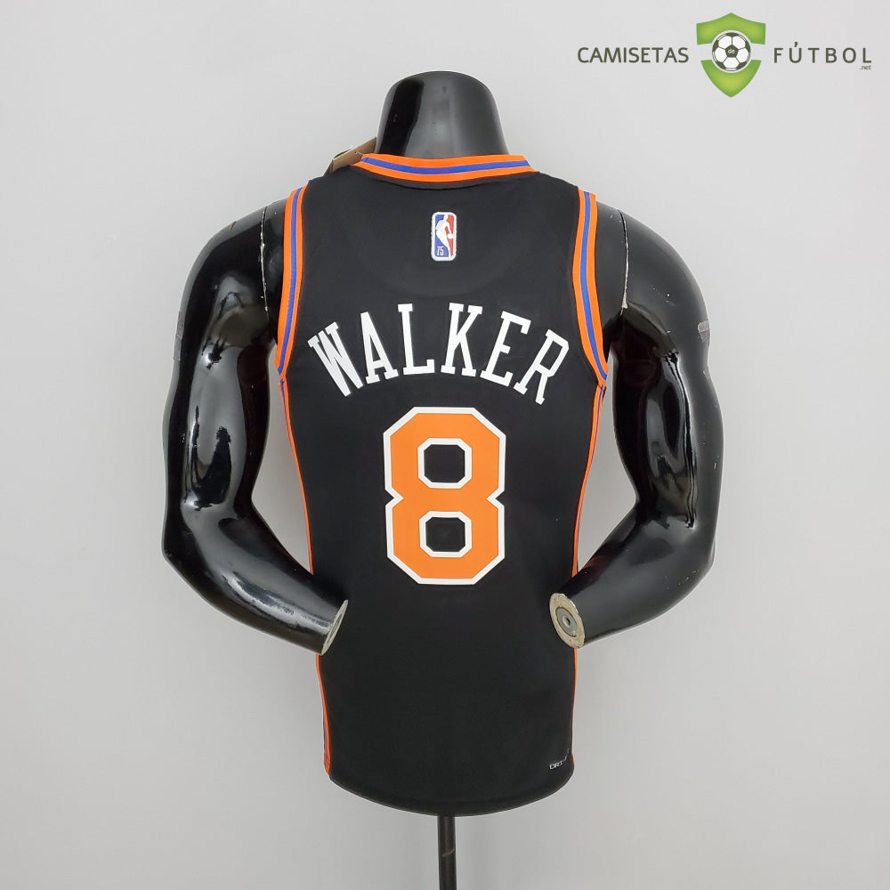 Camiseta New York Knicks 21-22 - Kemba Walker 8 Negro Nba