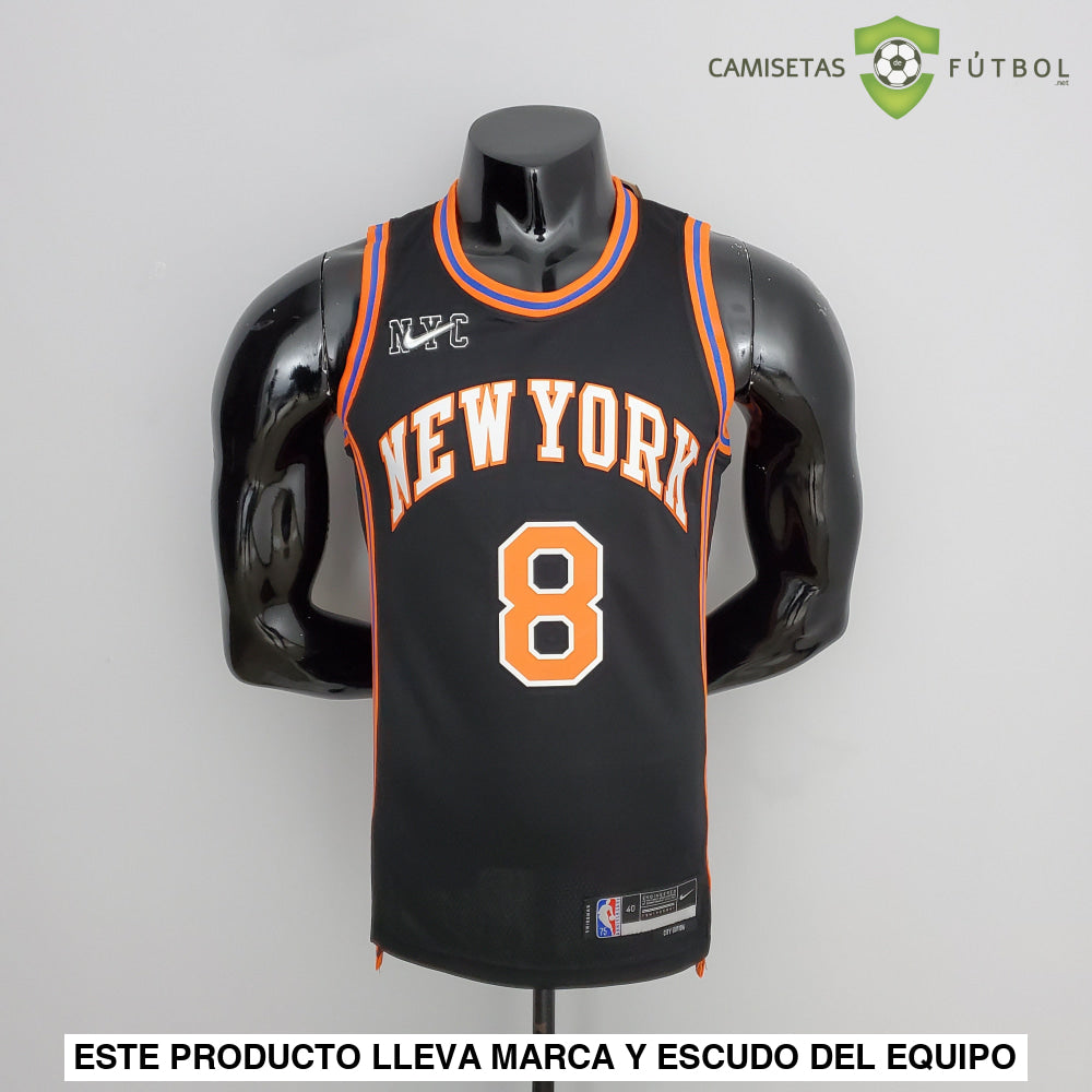 Camiseta New York Knicks 21-22 - Kemba Walker 8 Negro Nba