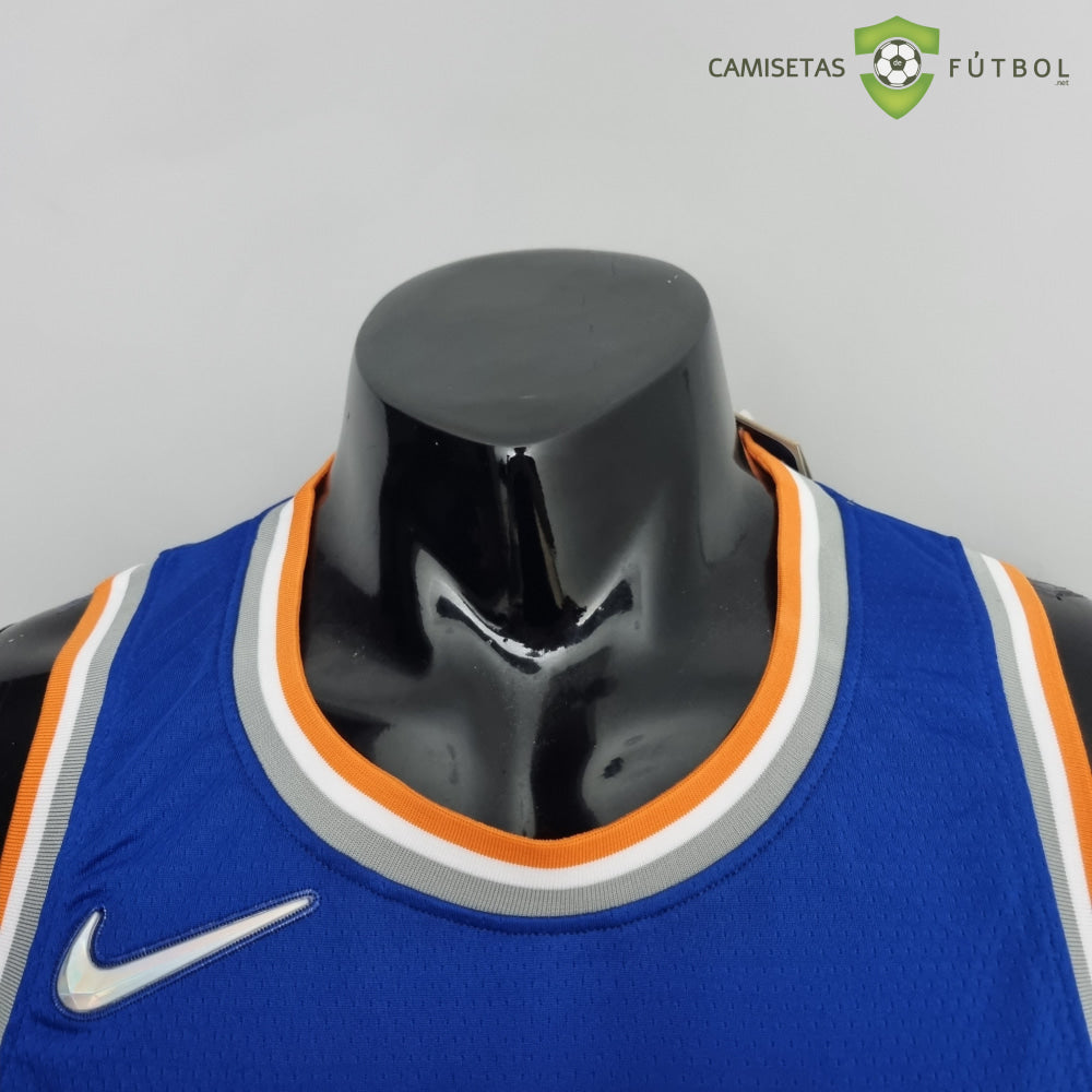 Camiseta New York Knicks 21-22 - Rj Barrett 9 Azul Naranja Nba