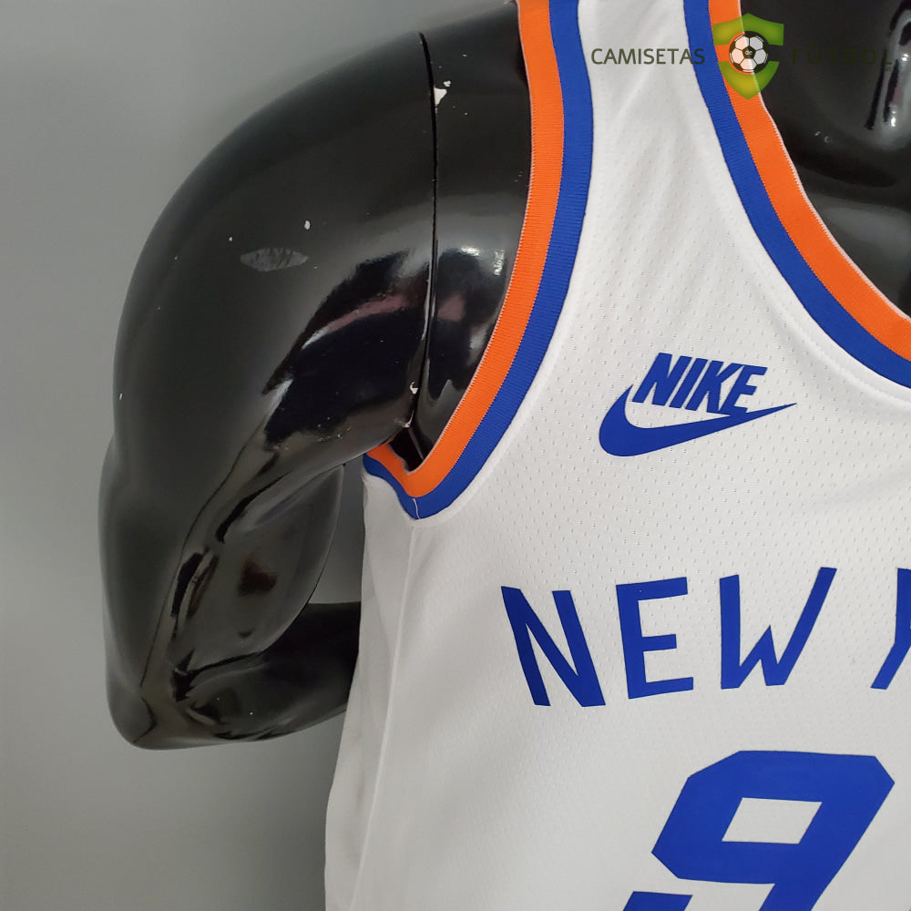 Camiseta New York Knicks 21-22 - Rj Barrett 9 Blanco Nba