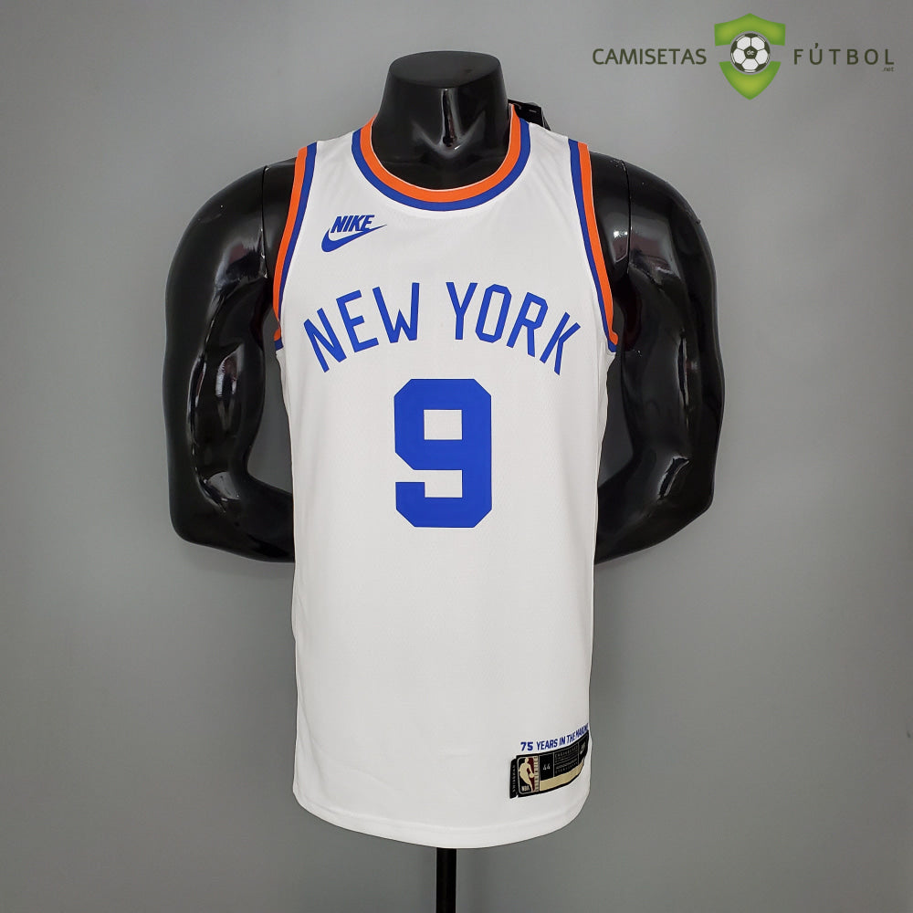 Camiseta New York Knicks 21-22 - Rj Barrett 9 Blanco Nba