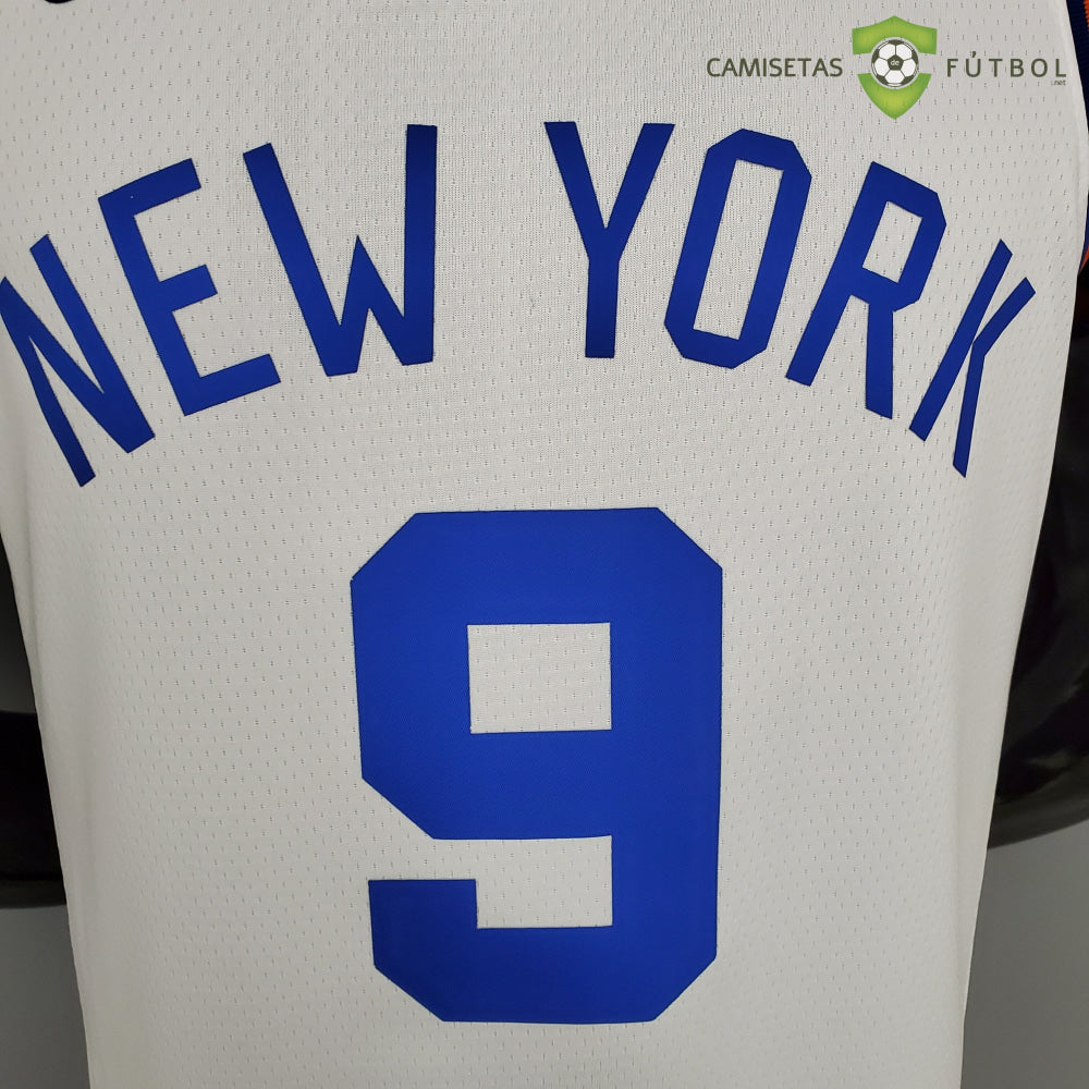 Camiseta New York Knicks 21-22 - Rj Barrett 9 Blanco Nba