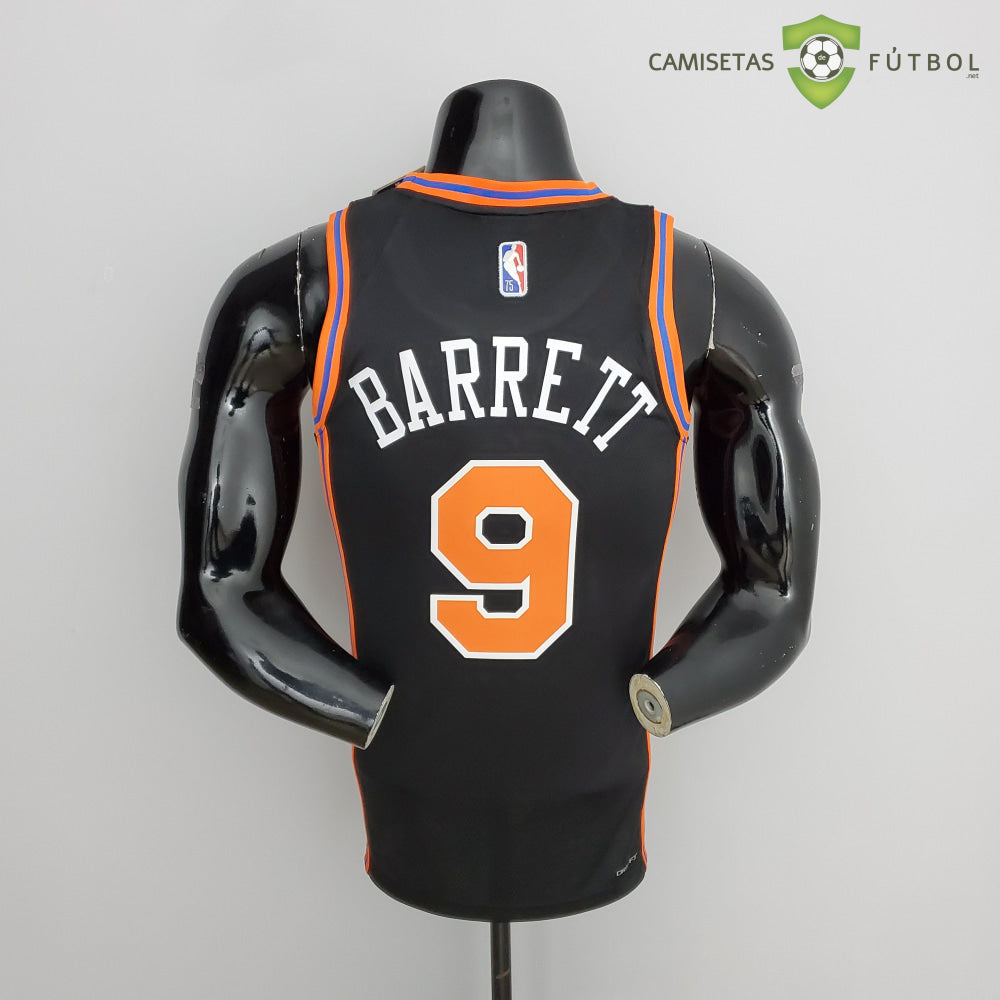 Camiseta New York Knicks 21-22 - Rj Barrett 9 Negro Nba