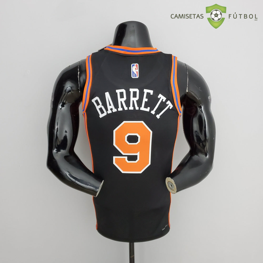 Camiseta New York Knicks 21-22 - Rj Barrett 9 Negro Nba