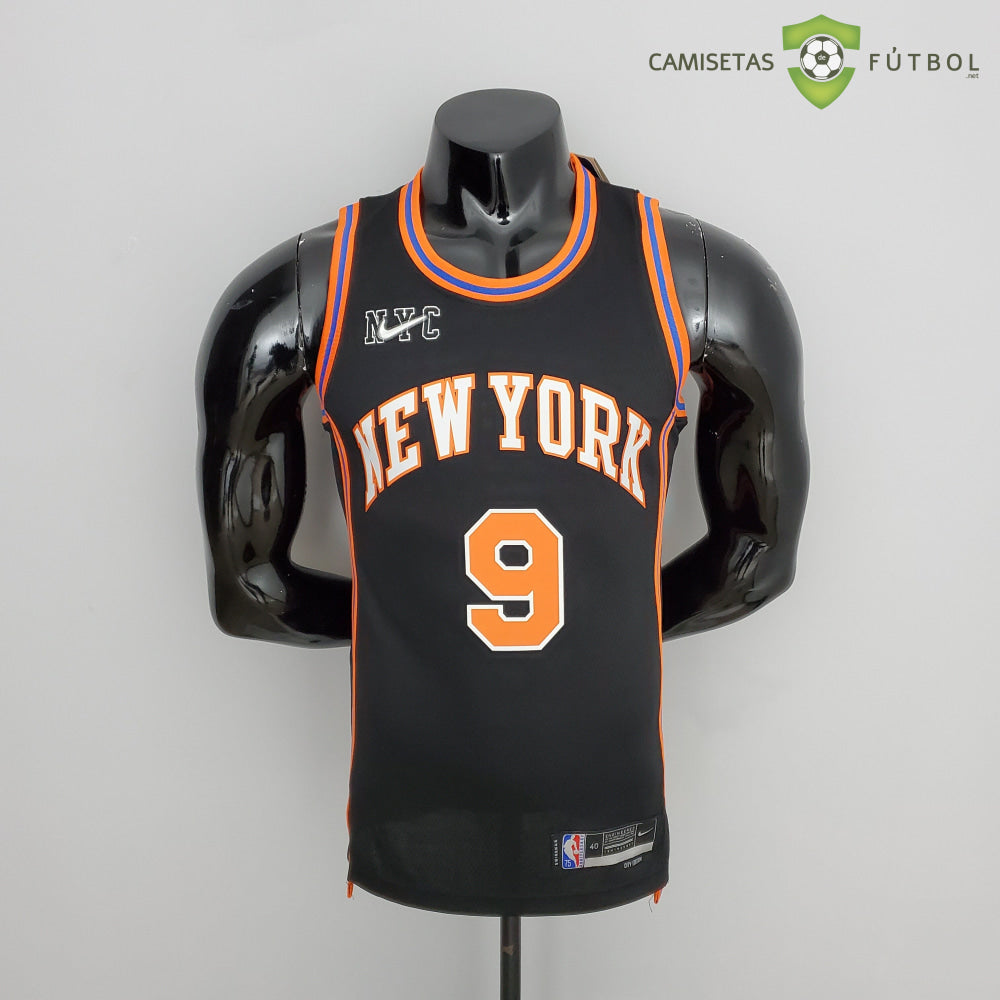 Camiseta New York Knicks 21-22 - Rj Barrett 9 Negro Nba