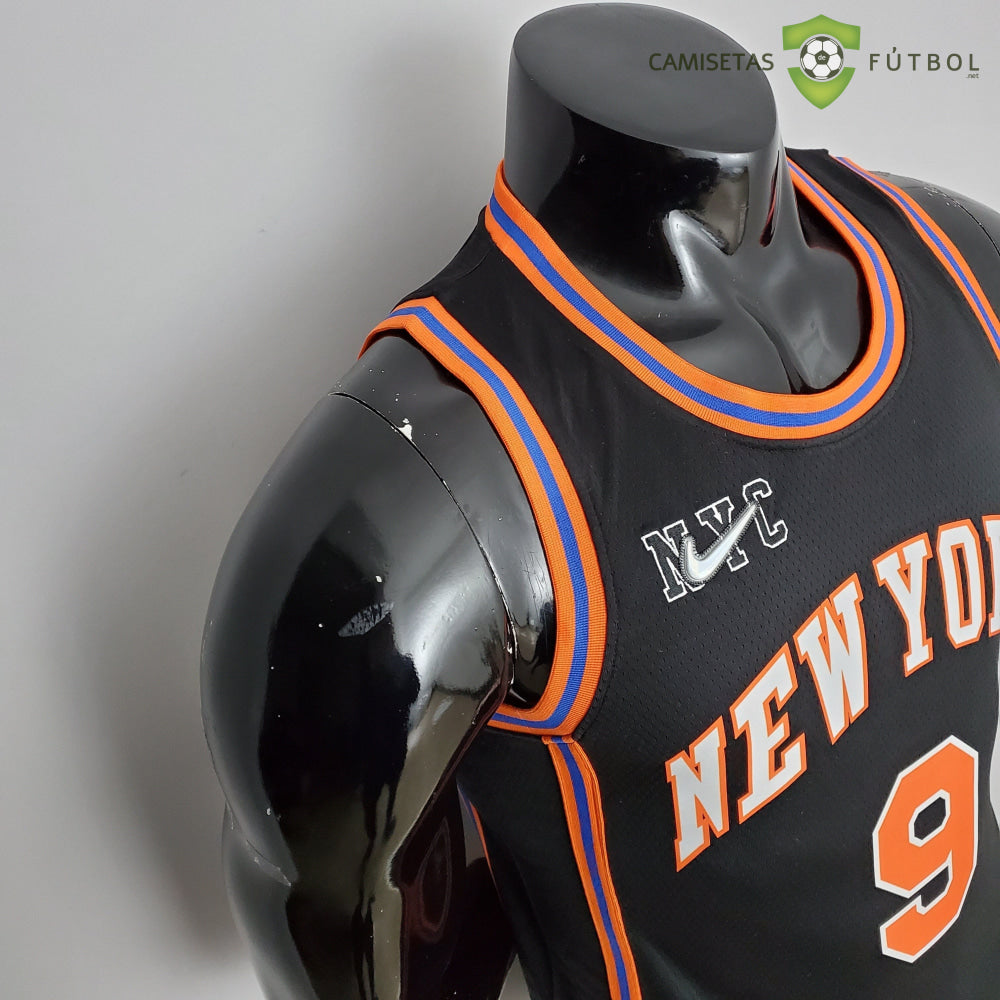 Camiseta New York Knicks 21-22 - Rj Barrett 9 Negro Nba