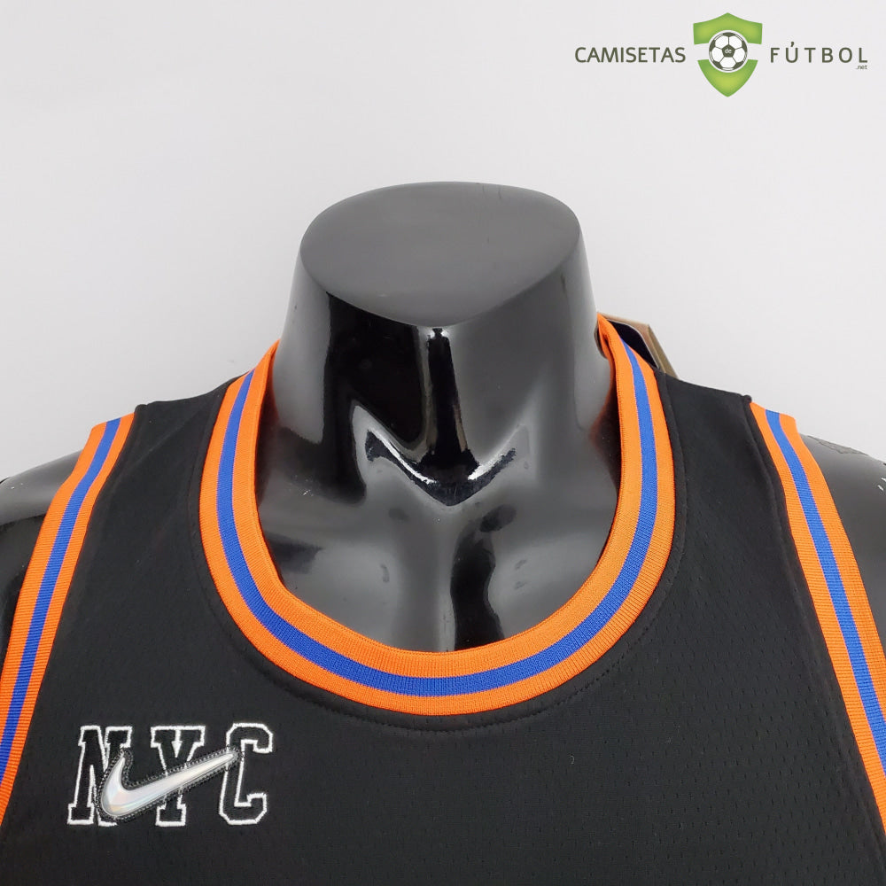 Camiseta New York Knicks 21-22 - Rj Barrett 9 Negro Nba