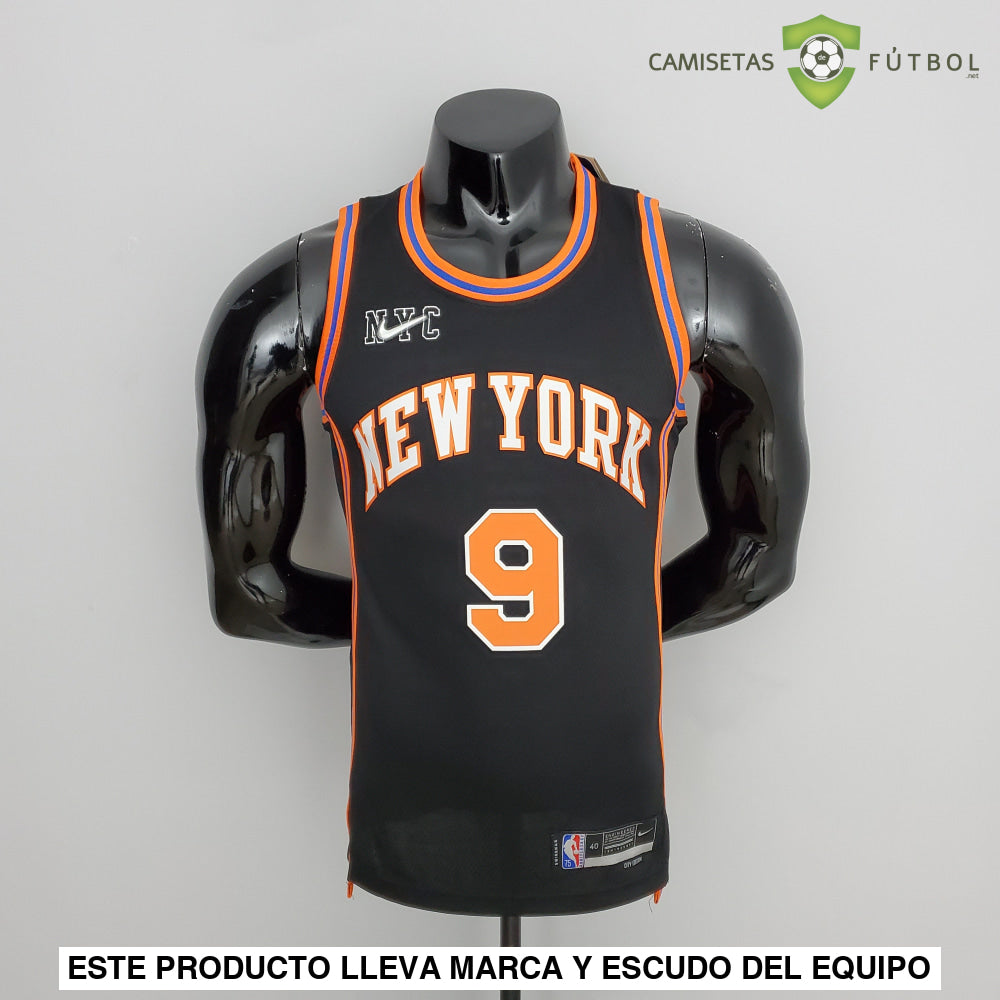 Camiseta New York Knicks 21-22 - Rj Barrett 9 Negro Nba