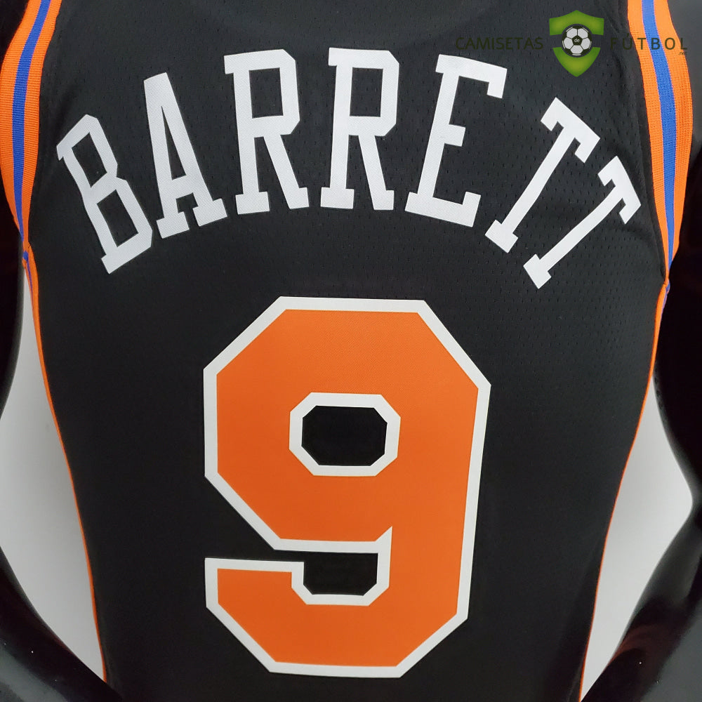Camiseta New York Knicks 21-22 - Rj Barrett 9 Negro Nba