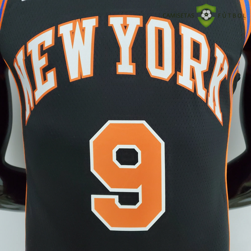 Camiseta New York Knicks 21-22 - Rj Barrett 9 Negro Nba