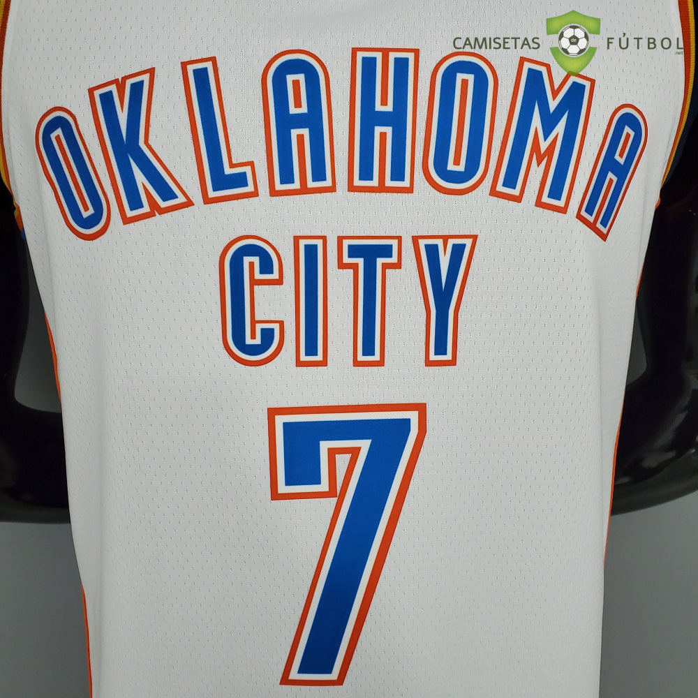 Camiseta Oklahoma City Thunder 21-22 - Carmelo Anthony 7 Blanco Azul Nba