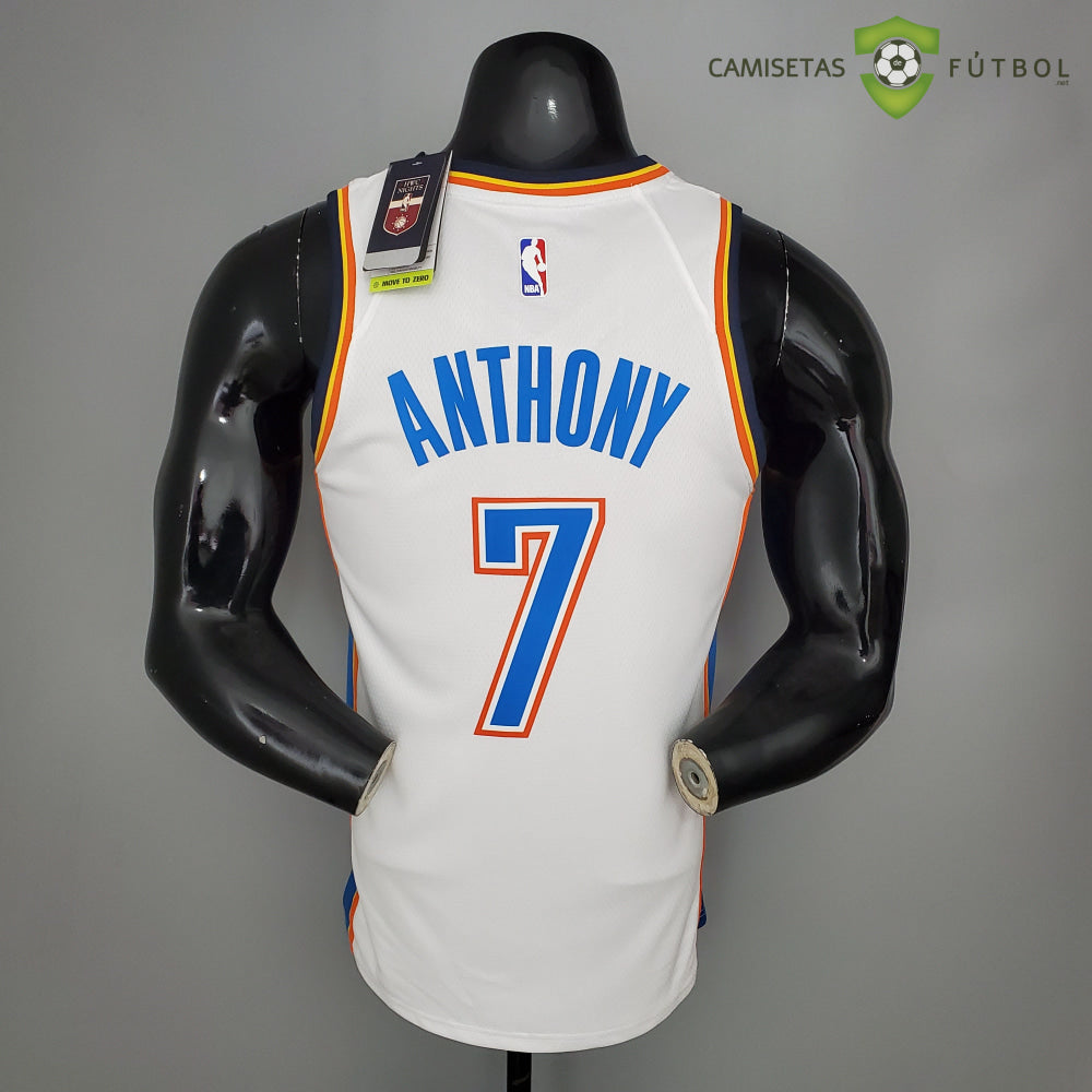 Camiseta Oklahoma City Thunder 21-22 - Carmelo Anthony 7 Blanco Azul Nba
