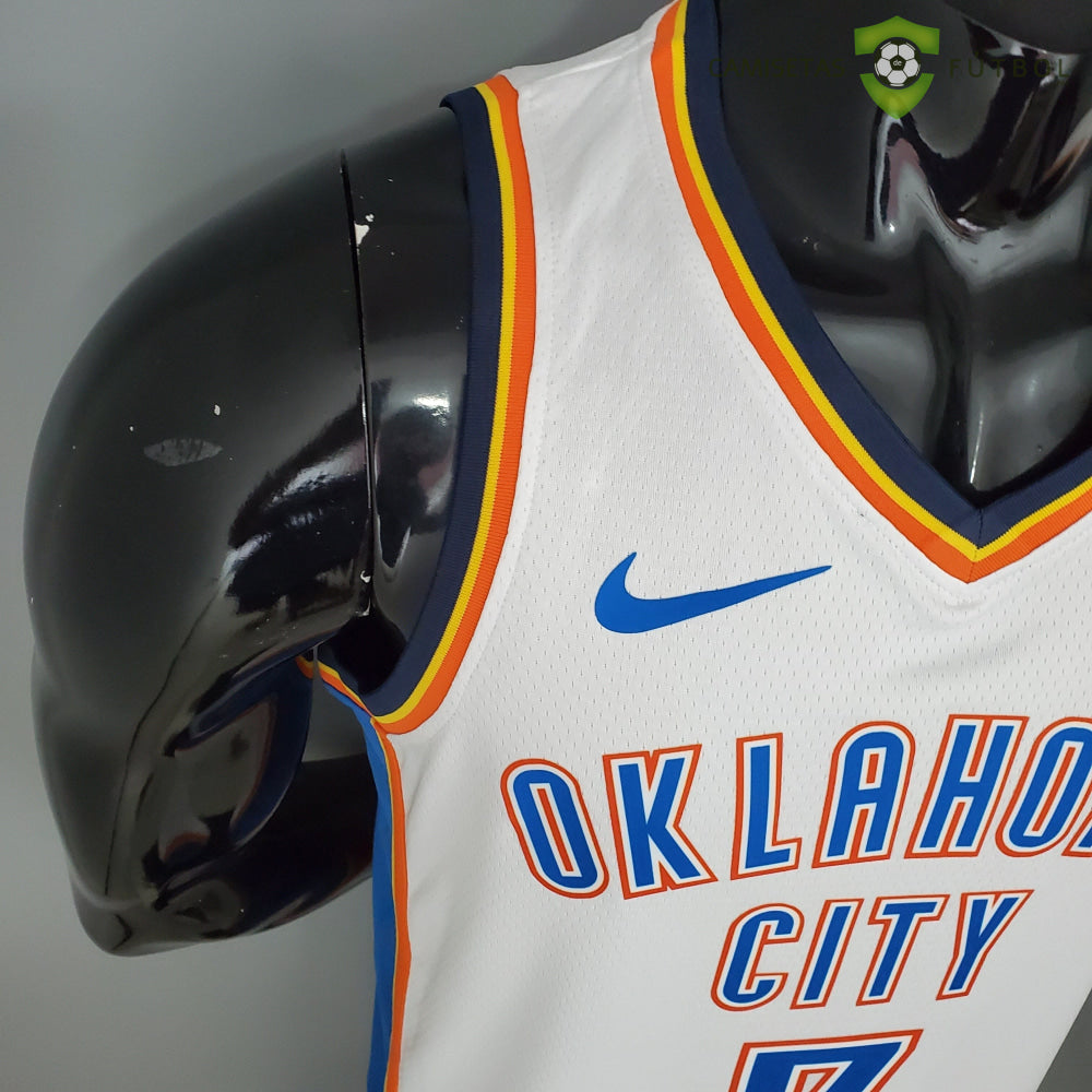 Camiseta Oklahoma City Thunder 21-22 - Carmelo Anthony 7 Blanco Azul Nba