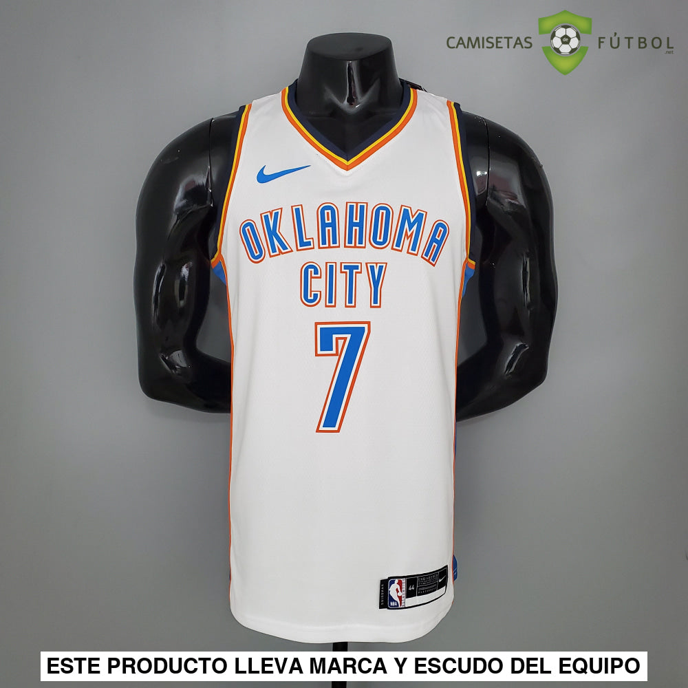 Camiseta Oklahoma City Thunder 21-22 - Carmelo Anthony 7 Blanco Azul Nba