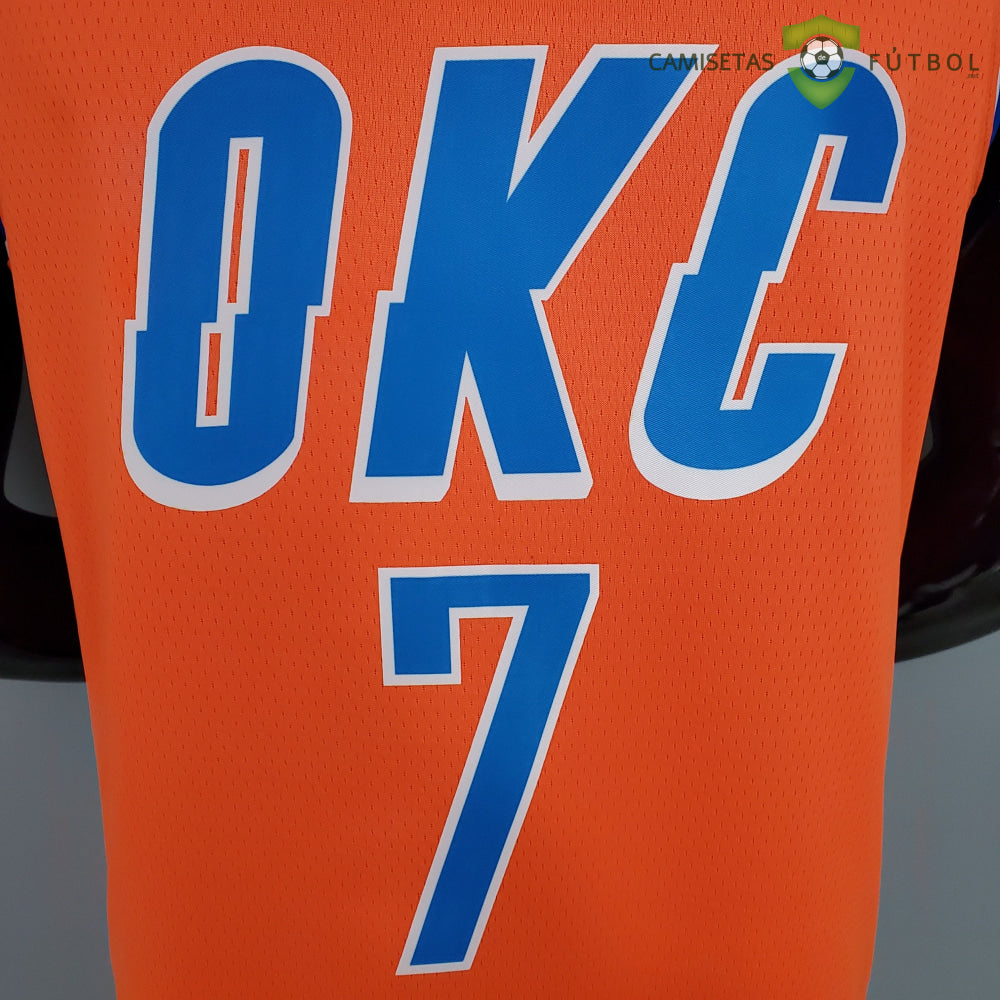 Camiseta Oklahoma City Thunder 21-22 - Carmelo Anthony 7 Naranja Nba