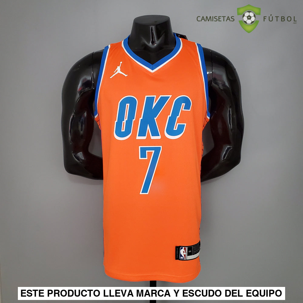 Camiseta Oklahoma City Thunder 21-22 - Carmelo Anthony 7 Naranja Nba