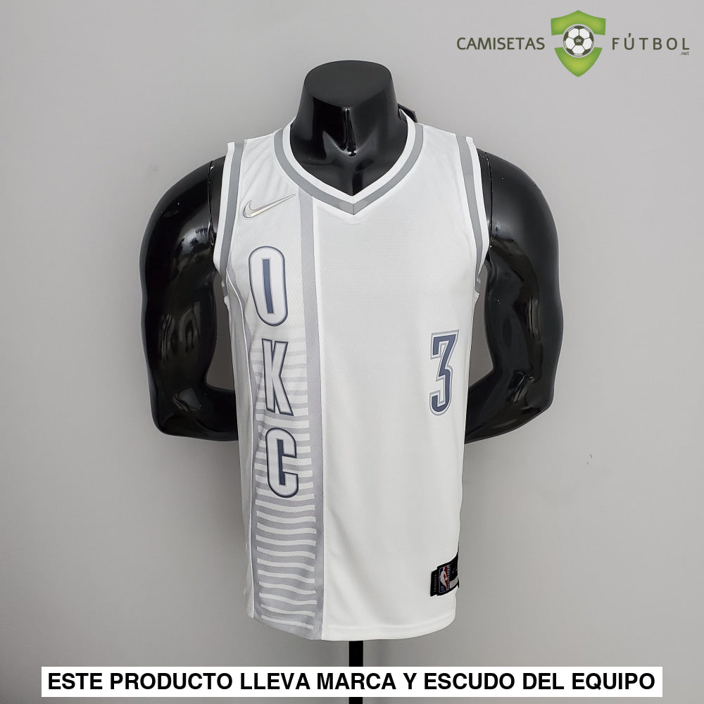 Camiseta Oklahoma City Thunder 21-22 - Chris Paul 3 Blanco Nba
