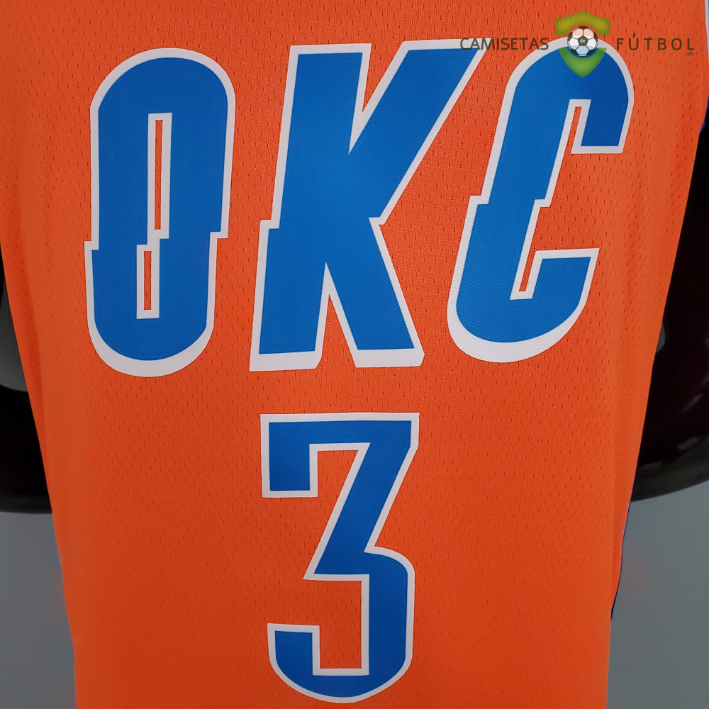 Camiseta Oklahoma City Thunder 21-22 - Chris Paul 3 Naranja Nba