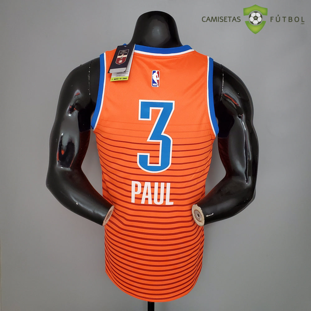 Camiseta Oklahoma City Thunder 21-22 - Chris Paul 3 Naranja Nba
