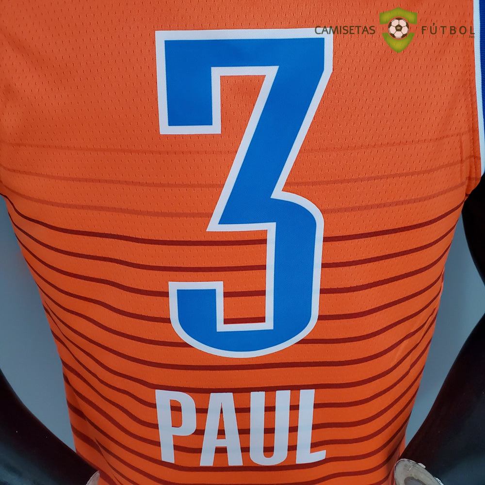 Camiseta Oklahoma City Thunder 21-22 - Chris Paul 3 Naranja Nba