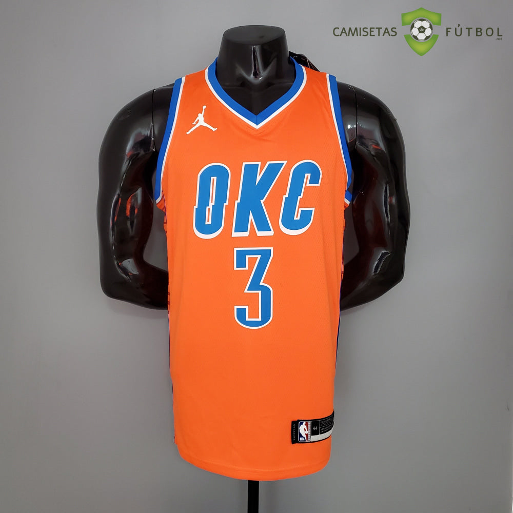 Camiseta Oklahoma City Thunder 21-22 - Chris Paul 3 Naranja Nba