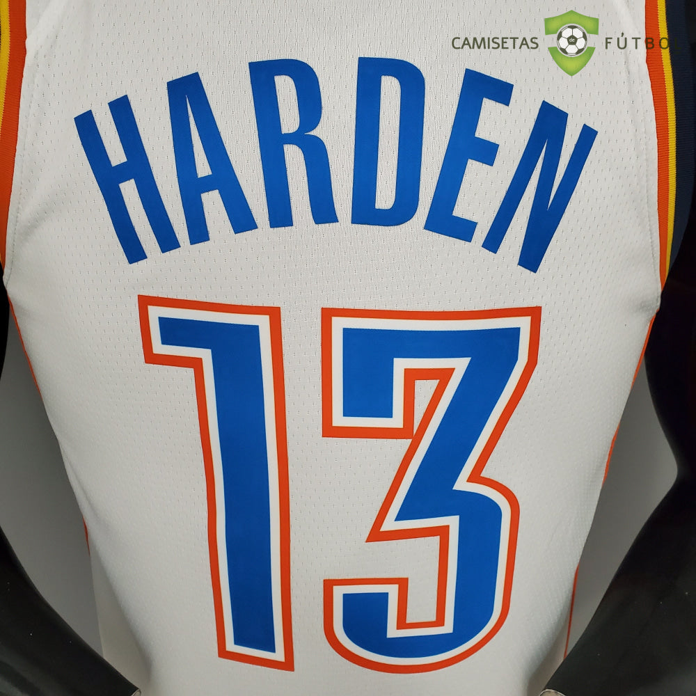 Camiseta Oklahoma City Thunder 21-22 - James Harden 13 Blanco Azul Nba