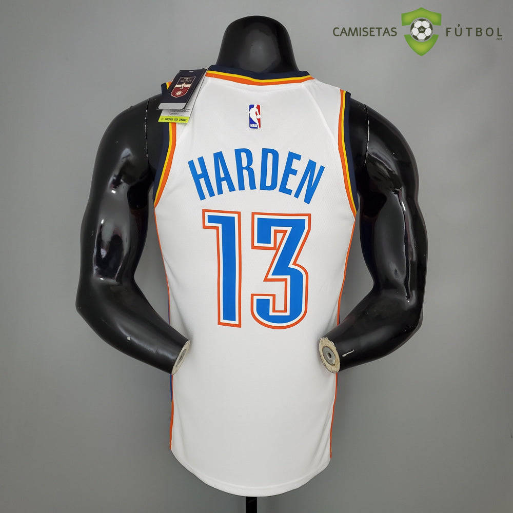 Camiseta Oklahoma City Thunder 21-22 - James Harden 13 Blanco Azul Nba